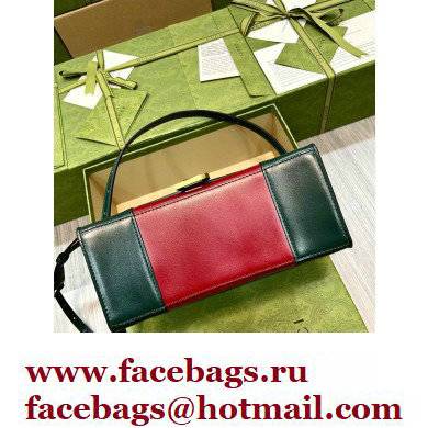 Gucci x Balenciaga The Hacker Project Small Hourglass Bag 681697 Leather Green/Red 2022