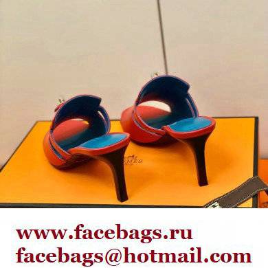 Hermes Kelly Buckle Cute Sandals Red