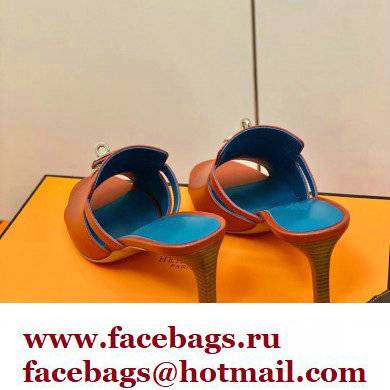 Hermes Kelly Buckle Cute Sandals Rouge Clay