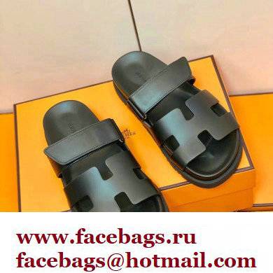 Hermes Original Calfskin Chypre Sandals 06