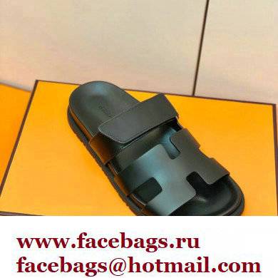 Hermes Original Calfskin Chypre Sandals 06