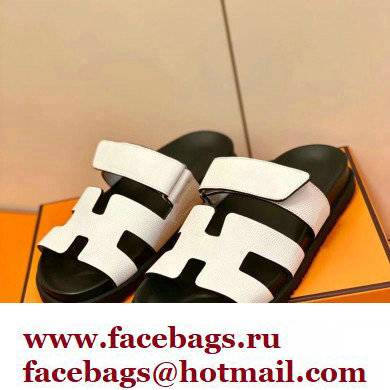 Hermes Original Calfskin Chypre Sandals 07