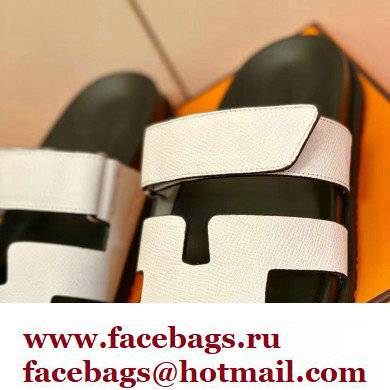 Hermes Original Calfskin Chypre Sandals 07