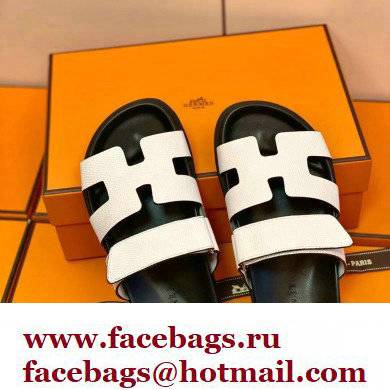 Hermes Original Calfskin Chypre Sandals 07