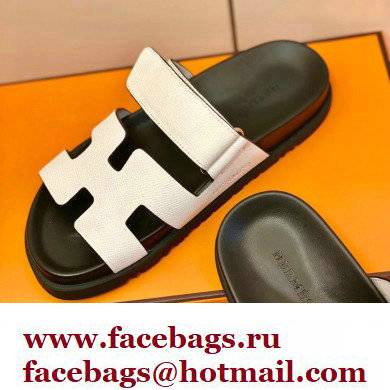 Hermes Original Calfskin Chypre Sandals 07