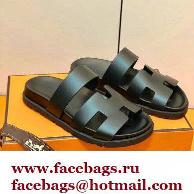 Hermes Original Calfskin Chypre Sandals 09