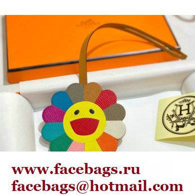 Hermes Rainbow Sunflower Bag Charm 04 2022