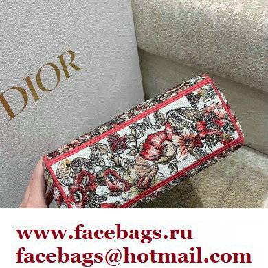 Lady Dior Medium D-Lite Bag in Multicolor Butterfly Embroidery 2022