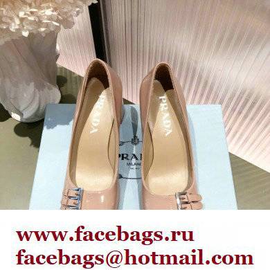 Prada Patent Leather Buckle Detail pumps Nude 2022