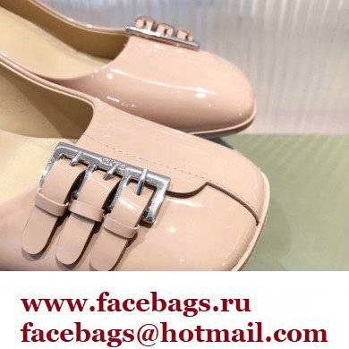 Prada Patent Leather Buckle Detail pumps Nude 2022