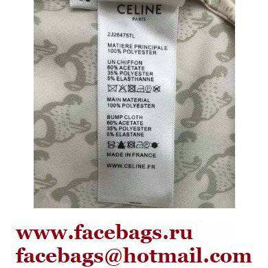 celine Triomphe printed dress 2022