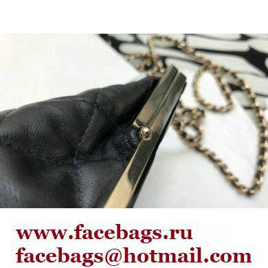 chanel black lambskin Clutch with Chain AP2496 2022