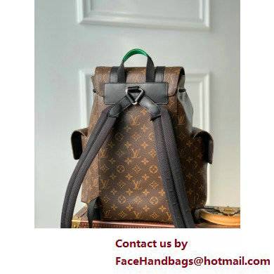 Louis Vuitton Monogram Canvas Christopher PM Backpack Bag Green