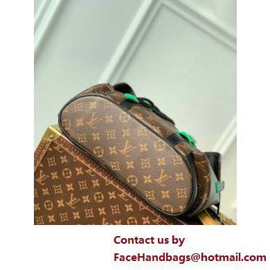 Louis Vuitton Monogram Canvas Christopher PM Backpack Bag Green