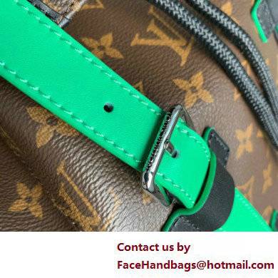 Louis Vuitton Monogram Canvas Christopher PM Backpack Bag Green