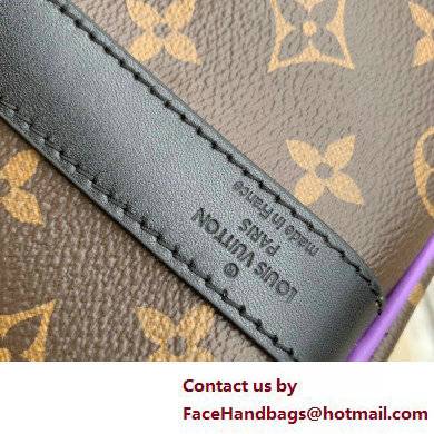 Louis Vuitton Monogram Canvas Keepall Bandouliere 50 Bag M46257 Purple