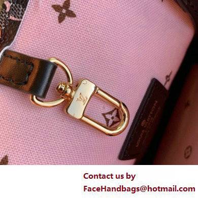 Louis Vuitton Monogram Canvas OnTheGo MM Tote Bag with an outside pocket M46154 Black