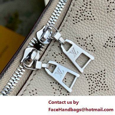 Louis Vuitton Perforated Mahina leather Why Knot PM Bag M20701 Galet Beige