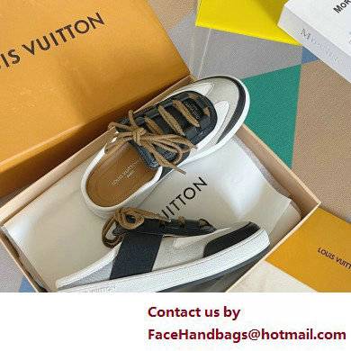 Louis Vuitton Suede Lous Open Back Sneakers Black/Gray 2022