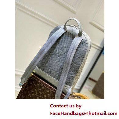 Louis Vuitton Taurillon Monogram leather Climbing Theme Ellipse Backpack Bag White