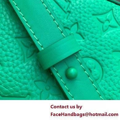 Louis Vuitton Taurillon Monogram leather S-Lock Vertical wearable wallet Bag M81525 Green