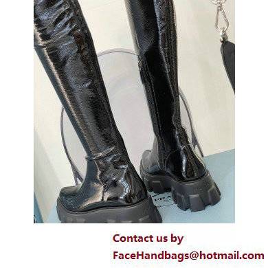 Prada Patent leather High boots Black 2022