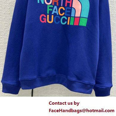 The North Face x Gucci sweatshirt Blue 2022