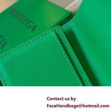 Bottega Veneta Intrecciato leather Business Card Case 605720 Green