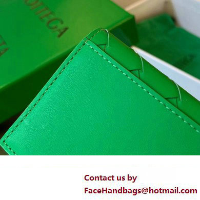 Bottega Veneta Intrecciato leather Business Card Case 605720 Green