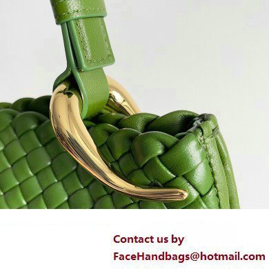 Bottega Veneta Large Clicker padded intreccio leather Shoulder Bag Green