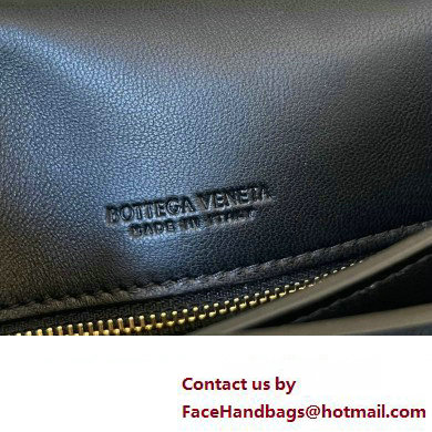 Bottega Veneta Mini Intrecciato leather Cross-Body Bag with adjustable sliding strap Black