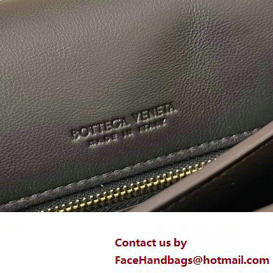 Bottega Veneta Mini Intrecciato leather Cross-Body Bag with adjustable sliding strap Coffee