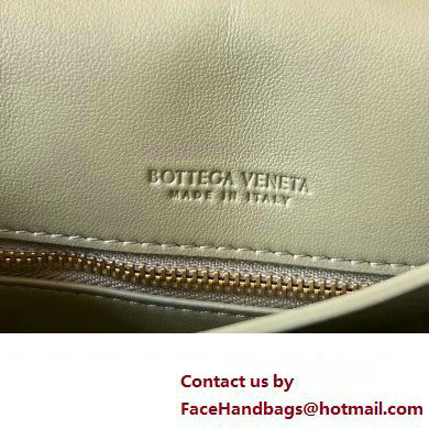 Bottega Veneta Mini Intrecciato leather Cross-Body Bag with adjustable sliding strap Light Green