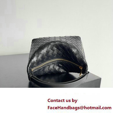 Bottega Veneta Mini Wallace Intrecciato leather Bag Black