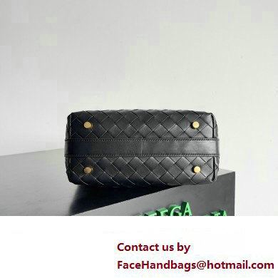 Bottega Veneta Mini Wallace Intrecciato leather Bag Black