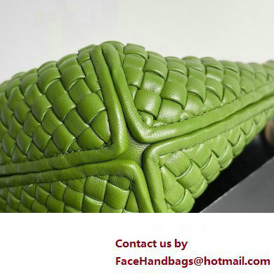 Bottega Veneta Small Clicker padded intreccio leather Shoulder Bag Green