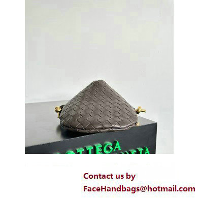 Bottega Veneta Small Solstice Intrecciato leather Shoulder Bag Coffee