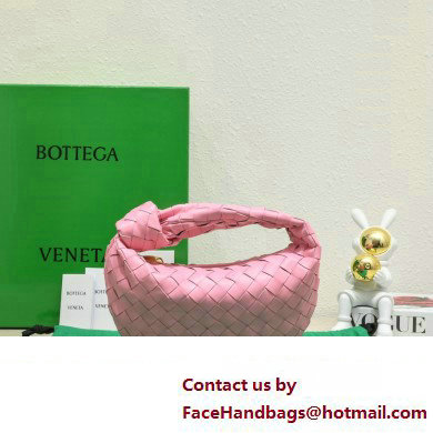 Bottega Veneta intrecciato leather mini jodie top handle bag ribbon 2023