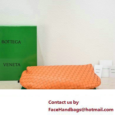 Bottega Veneta intrecciato leather small jodie shoulder bag orange