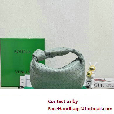 Bottega Veneta intrecciato leather teen jodie shoulder bag Blue linen