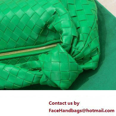 Bottega Veneta intrecciato leather teen jodie shoulder bag bamboo green