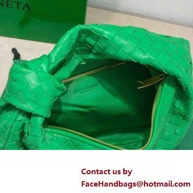 Bottega Veneta intrecciato leather teen jodie shoulder bag bamboo green