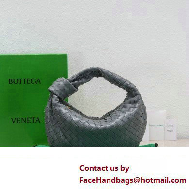 Bottega Veneta intrecciato leather teen jodie shoulder bag thunder