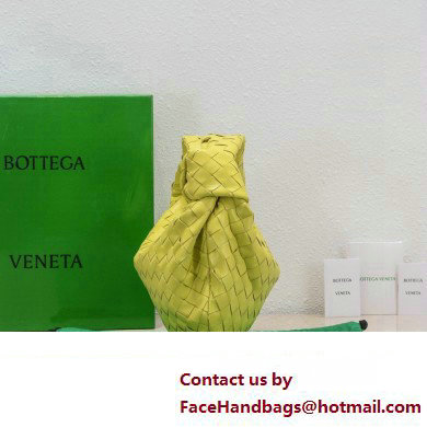 Bottega Veneta intrecciato leather teen jodie shoulder bag yellow