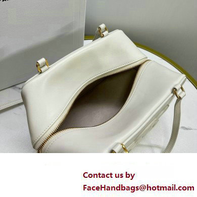 CELINE CALFSKIN FOLDED TRIOMPHE TOTE WHITE 2023