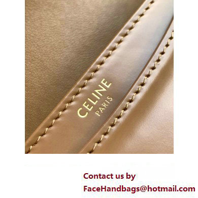 Celine BESACE CLEA BAG in Shiny calfskin 110413 Brown