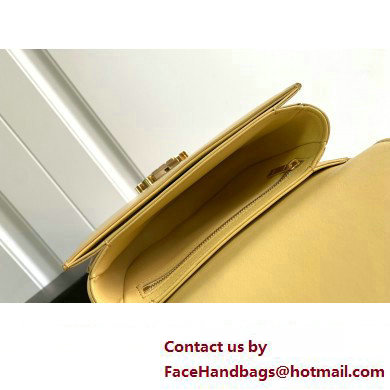 Celine CHAIN BESACE CLEA BAG in Shiny calfskin 110413 Yellow