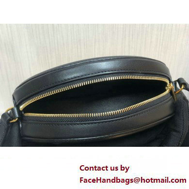 Celine CROSSBODY OVAL PURSE cuir triomphe in SMOOTH CALFSKIN 101703 Black