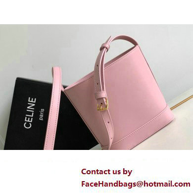 Celine MINI BUCKET CUIR TRIOMPHE Bag in SMOOTH CALFSKIN 10L433 Pink