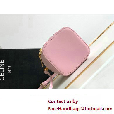 Celine MINI VANITY CASE CUIR TRIOMPHE Bag in SMOOTH CALFSKIN 10J763 Pink